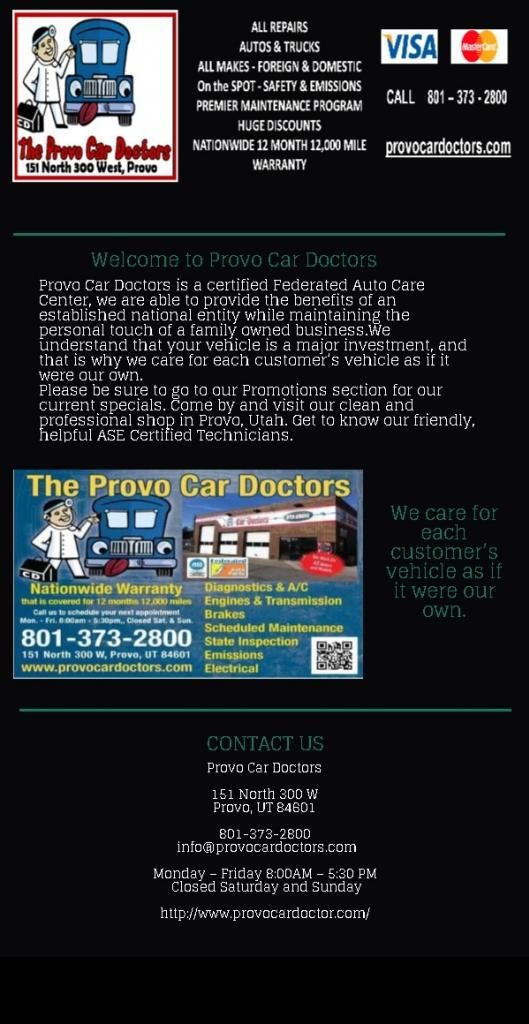 Provo Car Doctors Provo Transmission Repair Services Photo by