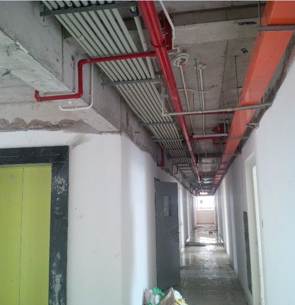Hệ thống kỹ thuật hành lang đã hoàn thiện