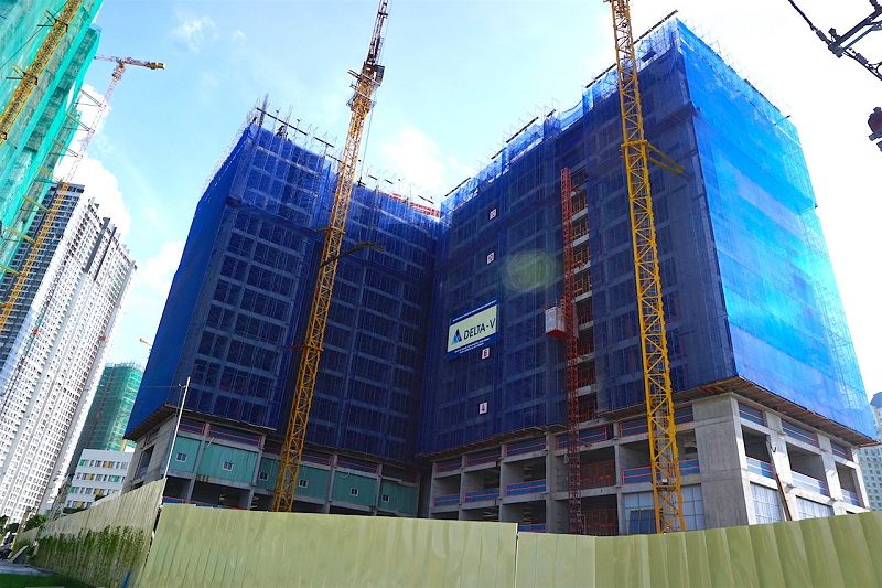 Tiến độ thi công tòa Landmark Plus (cập nhật ngày 16/11/2016): Đang lên sàn 14.