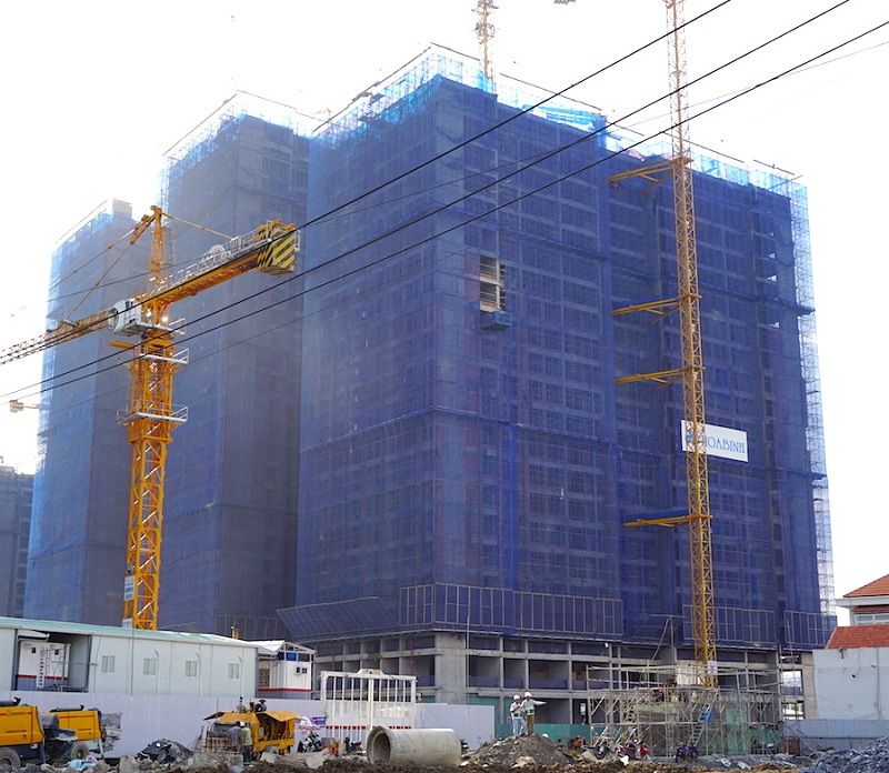 Tiến độ thi công tòa Landmark 6 (cập nhật ngày 16/11/2016): Đang lên sàn 22.