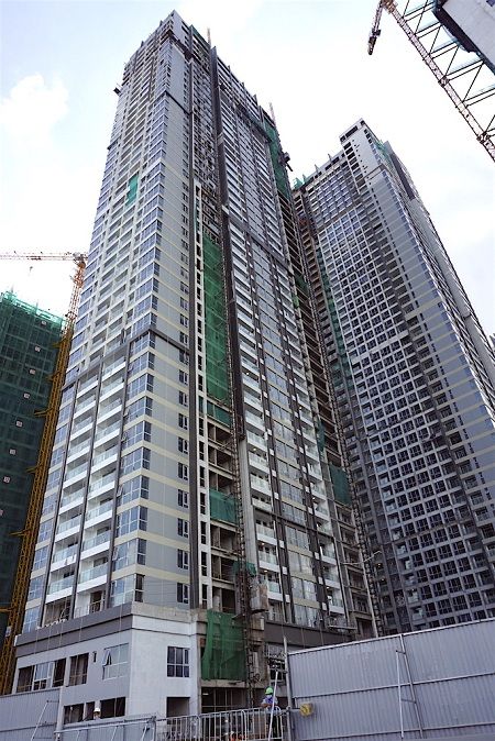 Tiến độ thi công tòa Park 5 (cập nhật ngày 14/11/2016): Đã cất nóc, đang hoàn thiện.