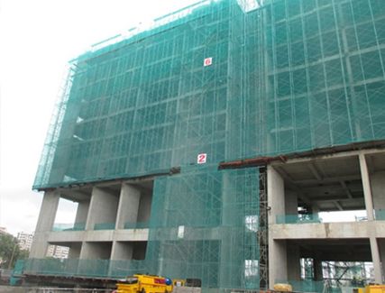 Aqua3,4: đổ bê tông cốt thép đến sàn tầng 9, đang thi công tầng 10