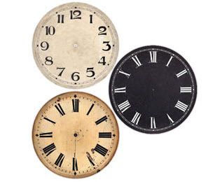 Clock Parts Antique Dials