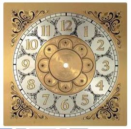 Gradfather Clock Dial Face Clock Parts