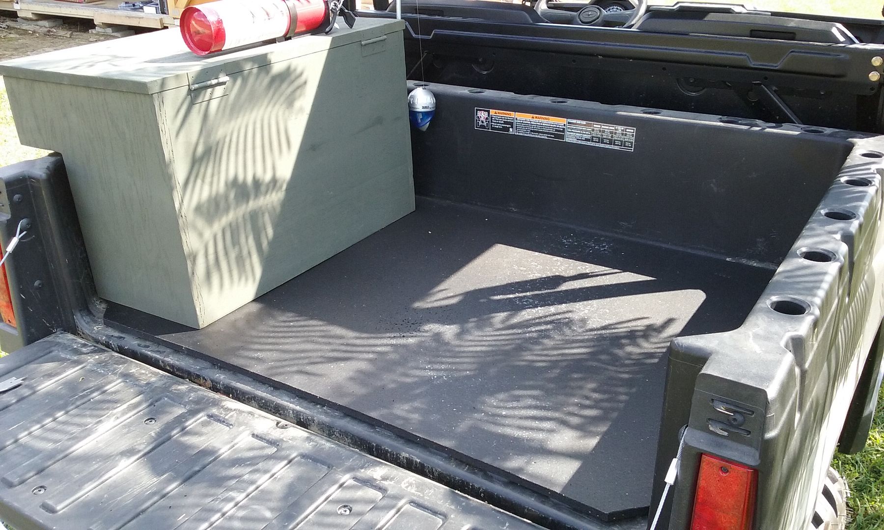 Cheap but heavy bed liner Polaris Ranger Forum