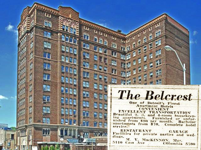 Detroit apartment ads from the past with pics.
