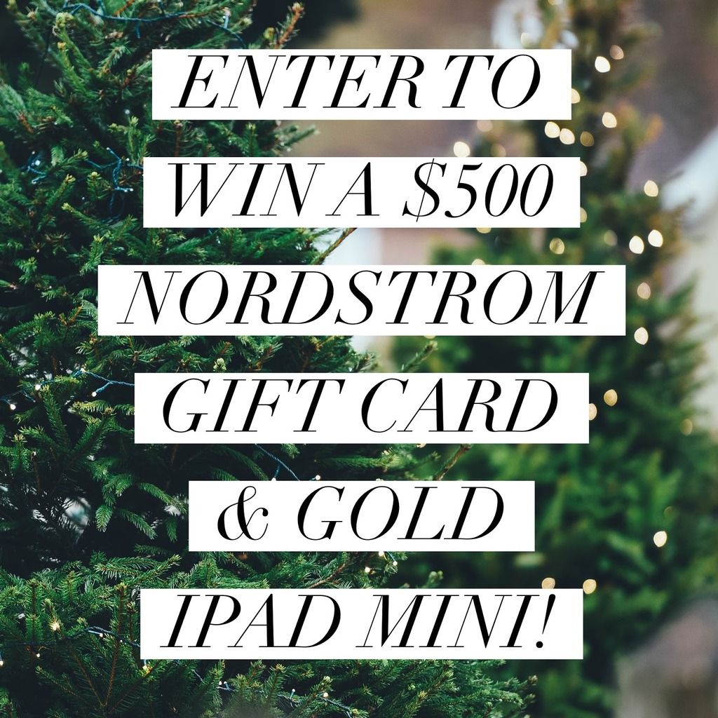 Holiday Hangover Giveaway: Nordstrom + Gold Mini iPad