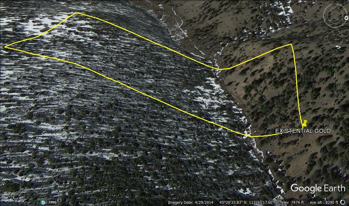 Montana Gold Mine 20 ac Dredge Placer Claim on Trout Creek Beaverhead