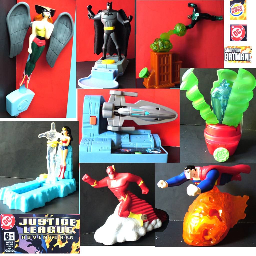 burger king toys justice league