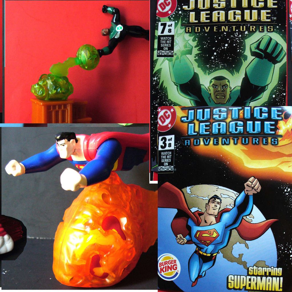 justice league toys burger king