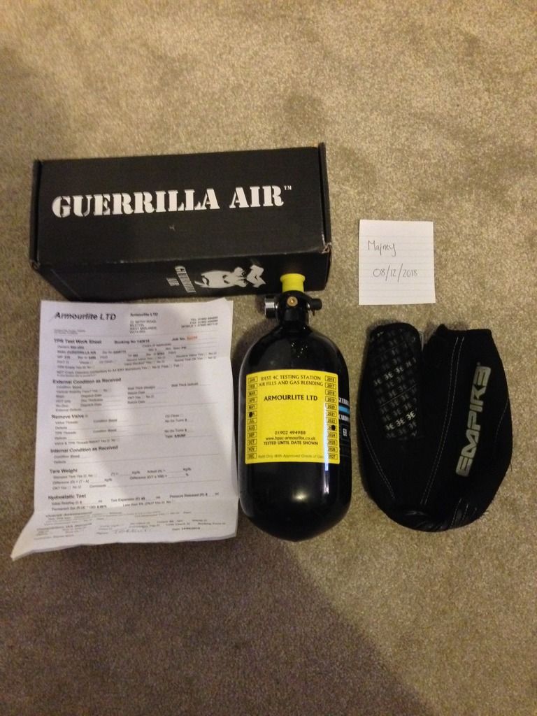 Guerilla Air 4500psi / 1.1L Carbon Fibre Air Tank Tested by HPAC