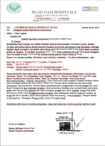 Hati Hati Lowongan Kerja Berkedok Rs Siloam Hospital