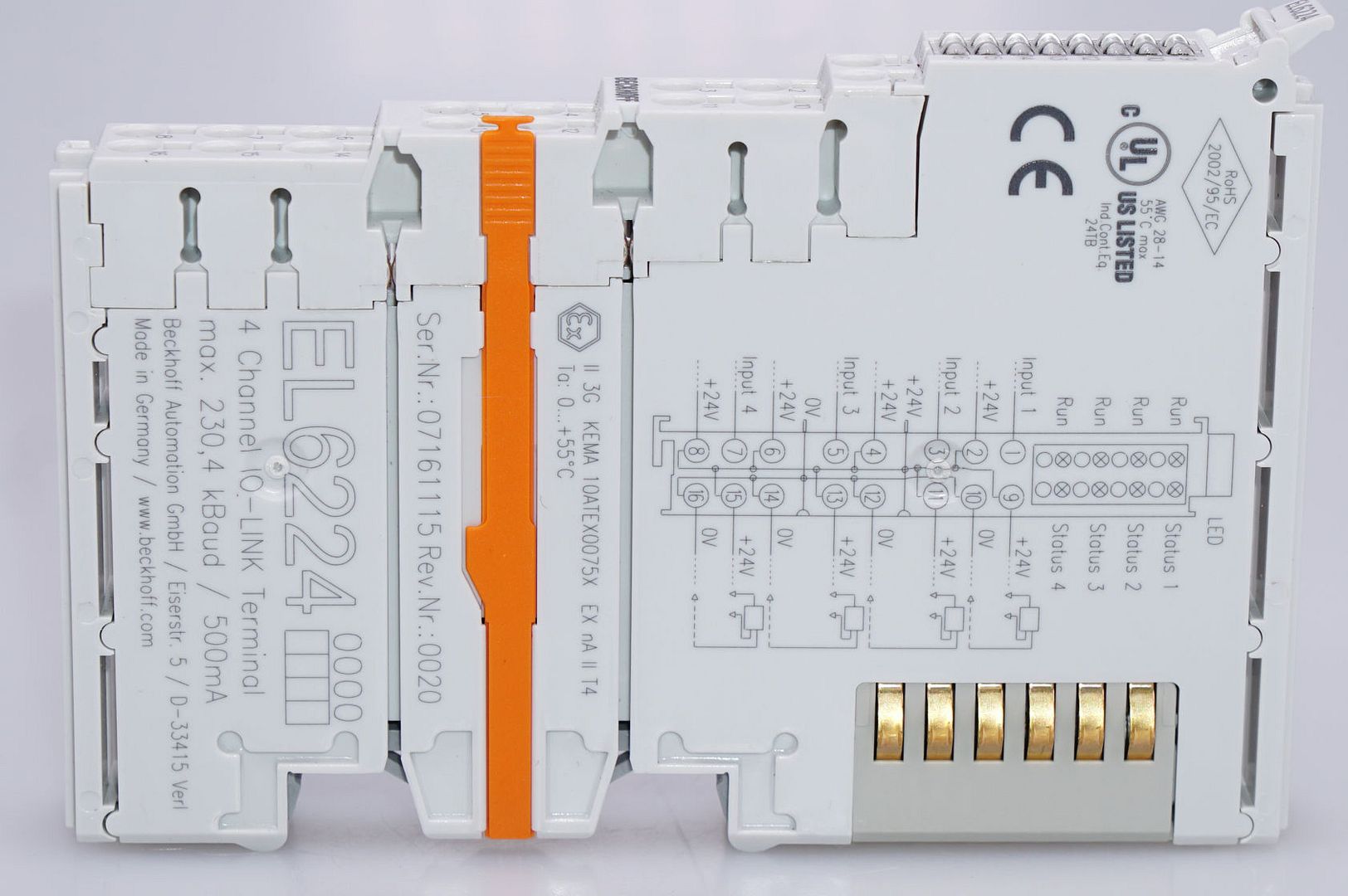 BECKHOFF EL6224 4KanalIOLINKKlemme max. 230,4 kBaud / 500mA eBay