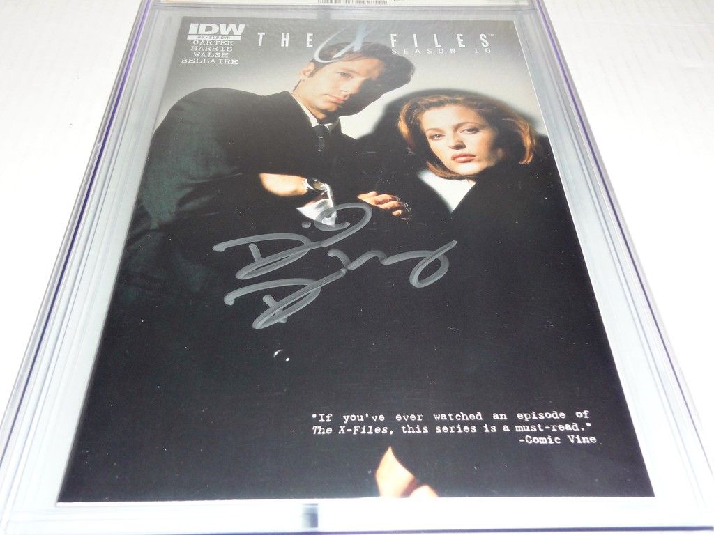 Comics Topps X-Files #5 CGC SS 9.8 Signature Autograph DAVID DUCHOVNY Signed 5 Comics Topps X-Files #5 CGC SS 9.8 Signature Autograph DAVID DUCHOVNY Signed 5
