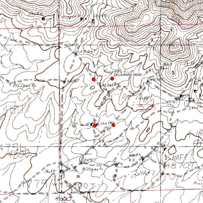 Gold Mine New Mexico Mining Claim Lode Adit Mines - BLM Land - NO Reserve