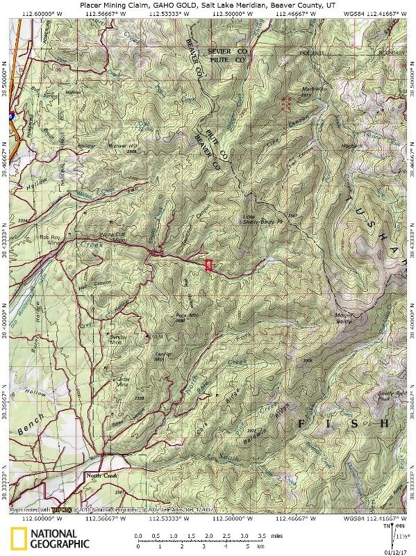 Utah Gold Mine Indian Creek Dredging Mining Claim Beaver County | eBay