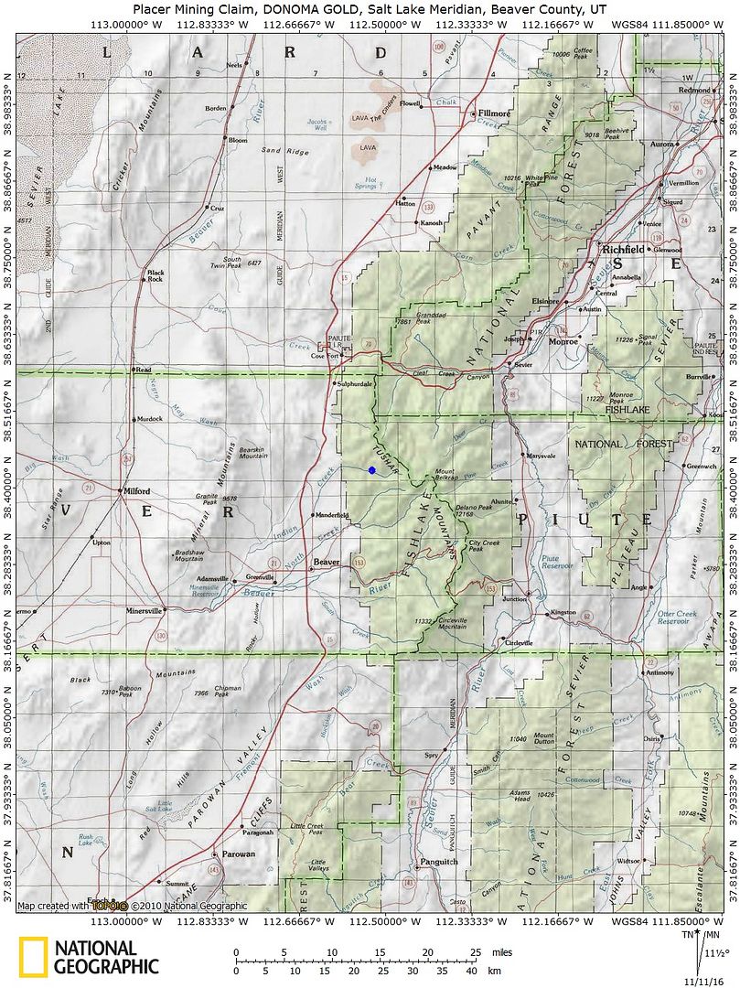 Utah Gold Mine Indian Creek Dredging Mining Claim Beaver County | eBay