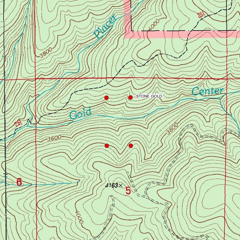 Gold Center Mining Claim Idaho Placer Gold Mine Shoshone County Panning ...