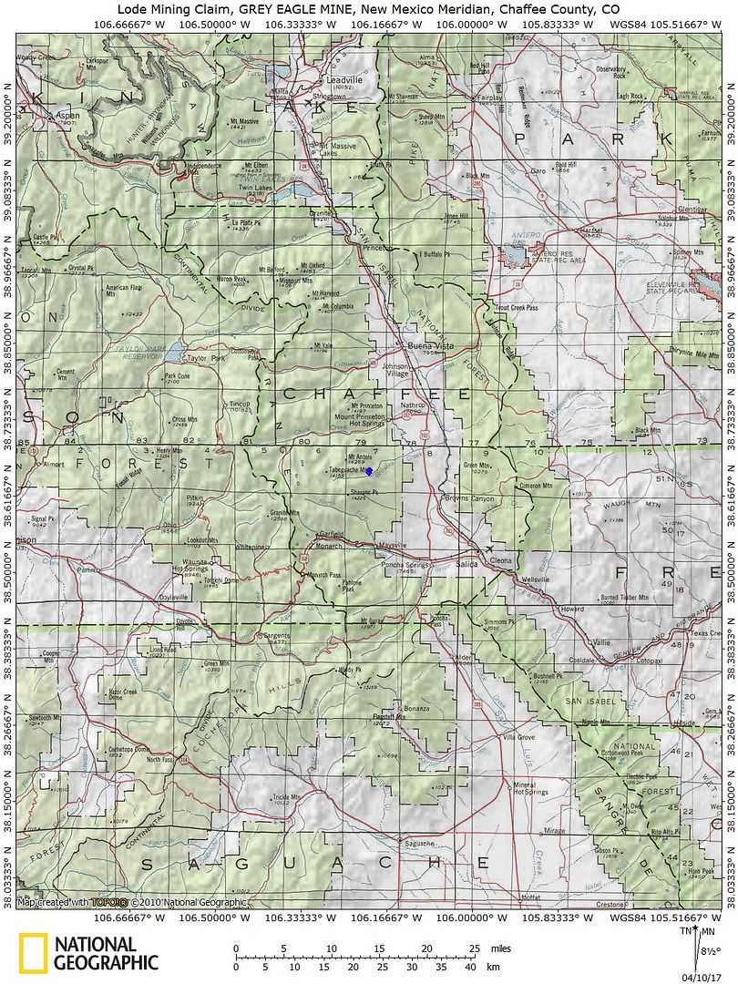 Mount White Colorado Mine Prospecting Gemstone Mining Claim Aquamarine