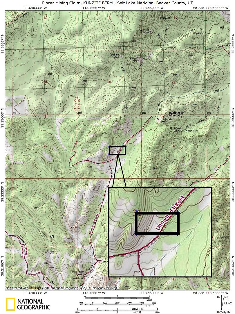 Red Beryl Mining Claim Utah Placer Mine Beaver County Rock Hounding ...