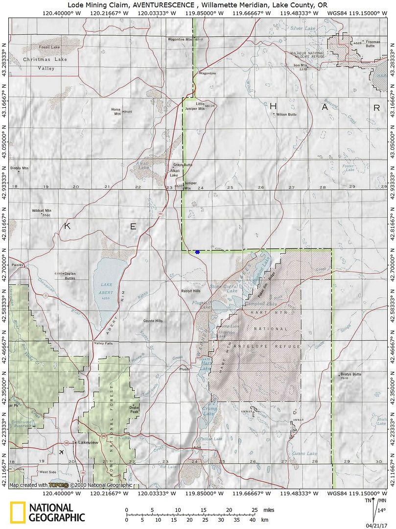 Oregon / Gemstone Mining area Sunstone Rockhounding Lode Mining Claim ...