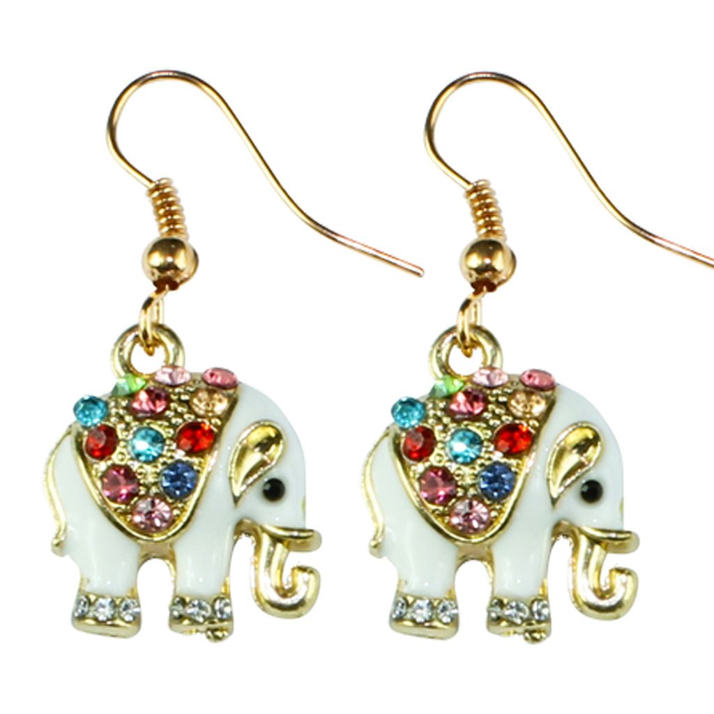 TFB - ELEGANT ELEPHANT NECKLACE Rose Gold Cute India ...