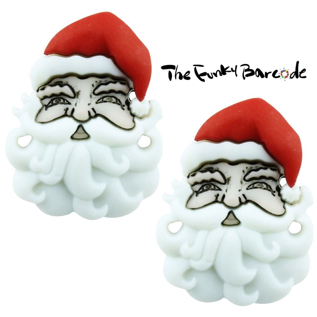 christmas novelty clip on earrings