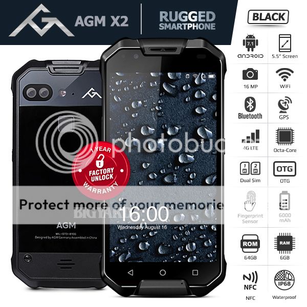 rom agm x2 4g phablet 64gb