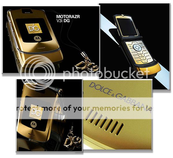Unlocked MOTOROLA RAZR V3i D&G Dolce & Gabbana GSM Bluetooth Camera ...